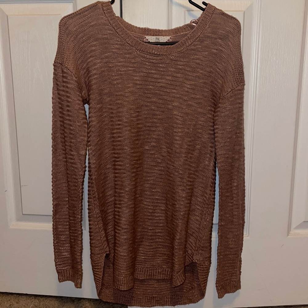 Pink comfy fall sweater!